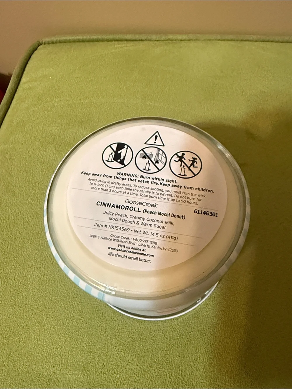 GooseCreek x Hello Kitty And Friends Cinnamoroll Hello Kitty 3-Wick Candle